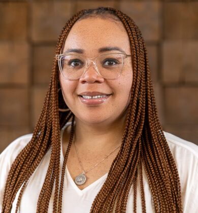 Crystal is a Black woman in her early 40s.