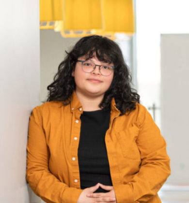 Gaby is a white, Central American, nonbinary person in their late 20s.