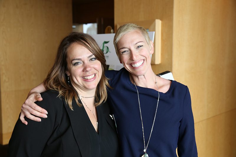 Sara and Tavia at ETS's Annual Luncheon