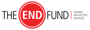 The logo for the End Fund has a red circle around the world end, reminiscent of a stop sign.