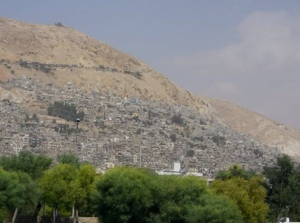A mountain in Syria near Damascus